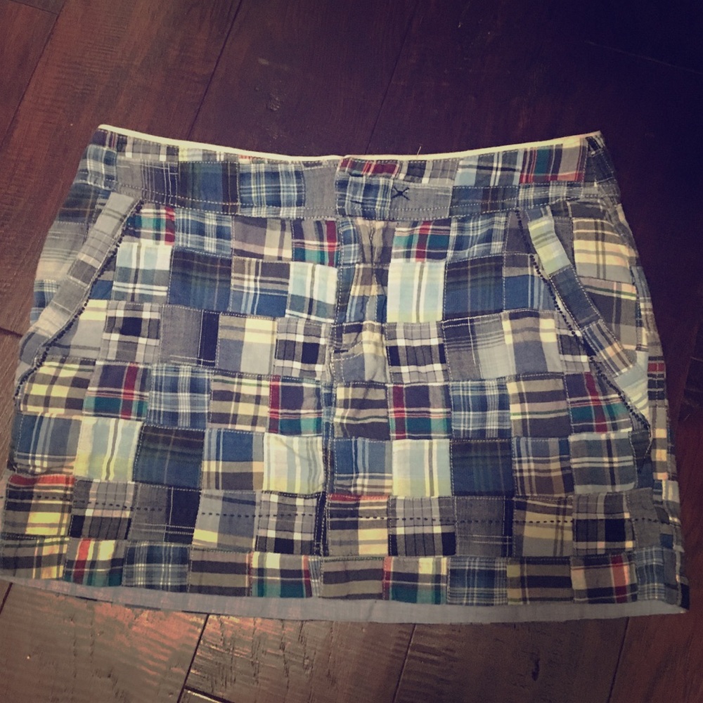 American Eagle Patch Work Skirt